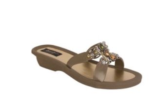 Lady Q Slide - Khaki