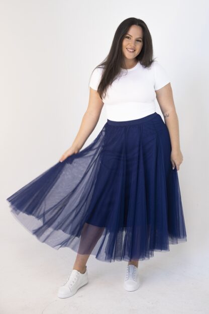 Tulle Skirt - Denim - Image 2