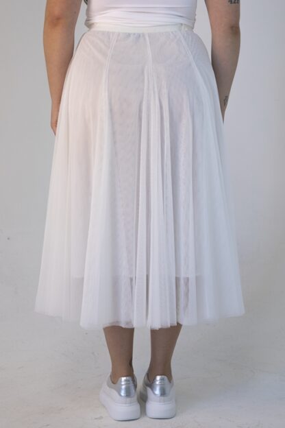 Tulle Skirt - White - Image 3