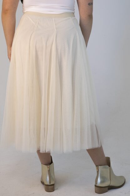 Tulle Skirt - Cream - Image 3