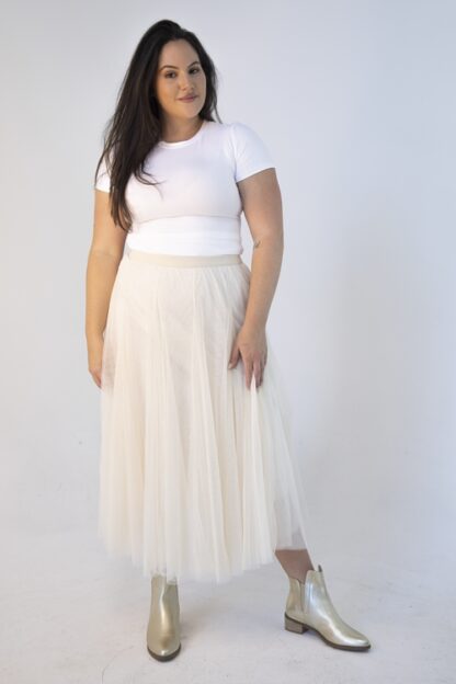 Tulle Skirt - Cream - Image 2