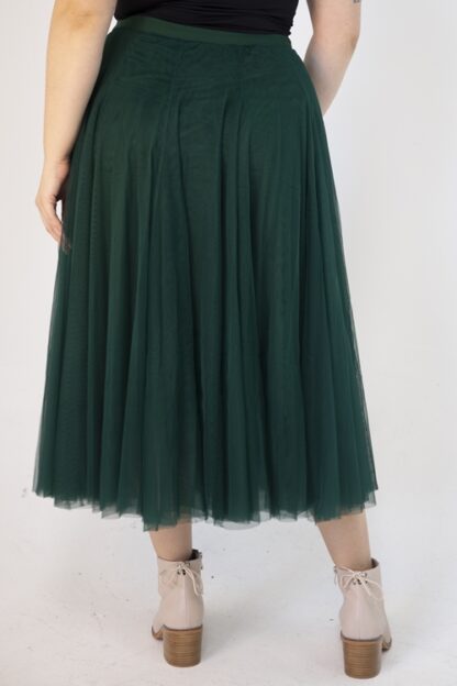 Tulle Skirt - Bottle Green - Image 3