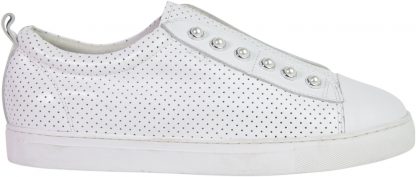 Pearl Perforated - White