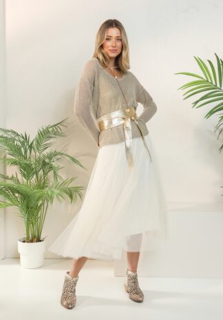 Tulle Skirt - Cream