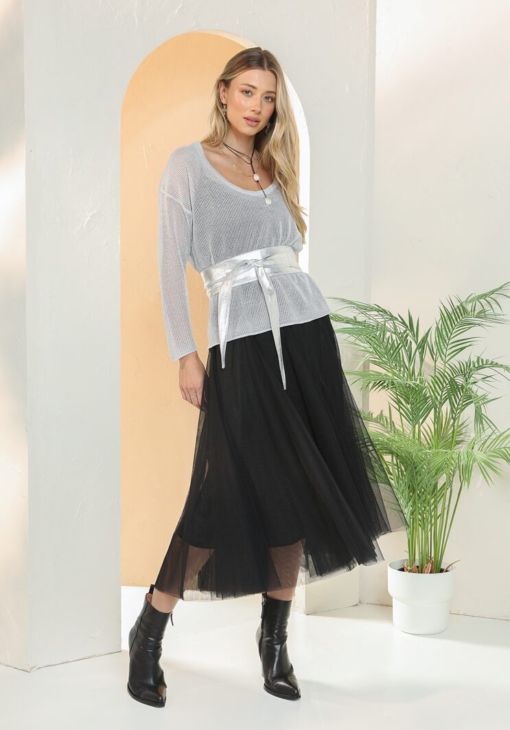Tulle Skirt Black The Shoe Collective