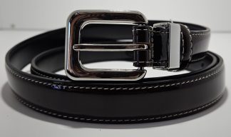Patent Leather Belt - Black